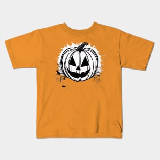 The smiling pumpkin Kids T-Shirt